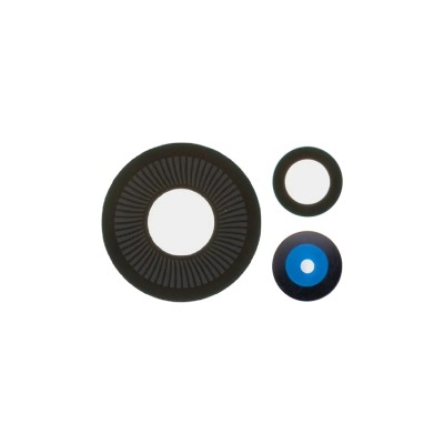 Стекло камеры для Huawei Nova 11/Huawei Nova 12s (комплект 3 шт.) Черный