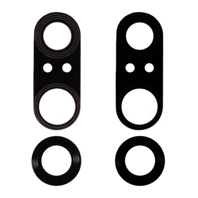 Стекло камеры для Huawei P20 Pro (комплект 2 шт.) Черный