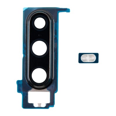 Стекло камеры для Huawei P30 в сборе с рамкой Черный