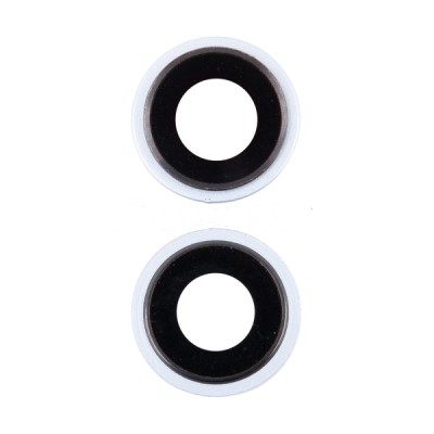 Стекло камеры для iPhone 15/iPhone 15 Plus (комплект 2 шт.) Голубой