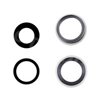 Стекло камеры для iPhone 16/iPhone 16 Plus (комплект 2 шт.) Белый