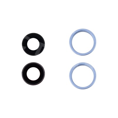 Стекло камеры для iPhone 14/iPhone 14 Plus (комплект 2 шт.) Синий