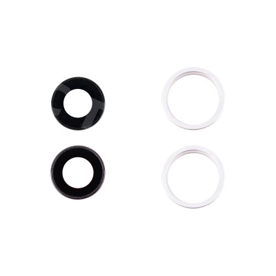 Стекло камеры для iPhone 14/iPhone 14 Plus (комплект 2 шт.) Белый