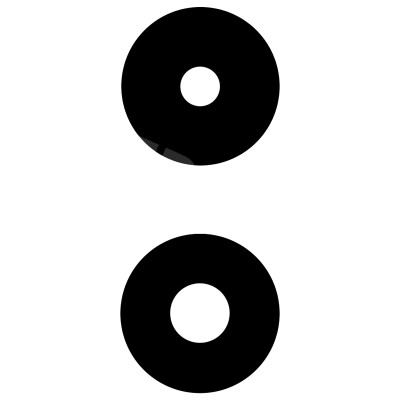 Стекло камеры для Realme 10 4G (комплект 2 шт.) Черный