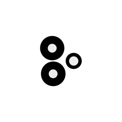 Стекло камеры для Realme 9 Pro (комплект 3 шт.) Черный