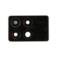 Стекло камеры для Xiaomi 2311DRK48G в сборе с рамкой Черный