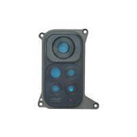 Стекло камеры для Xiaomi Redmi Note 11S 4G в сборе с рамкой Черный