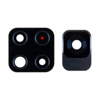 Стекло камеры для Xiaomi Redmi Note 11S 5G (комплект 2 шт.) Черный