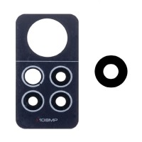 Стекло камеры для Xiaomi Redmi Note 12 Pro 4G (комплект 2 шт.) Черный