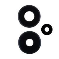 Стекло камеры для Xiaomi Redmi Note 13 4G (комплект 3 шт.) Черный