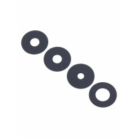 Стекло камеры для Xiaomi Redmi Note 14 Pro 5G (комплект 4 шт.) Черный