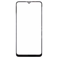 Стекло модуля для Huawei Honor Y6p в сборе с OCA пленкой Черный - OR (Mitsubishi)