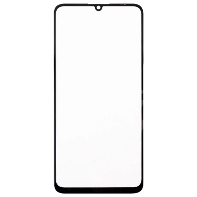 Стекло модуля для Huawei Honor Play 6 в сборе с OCA пленкой Черный - OR (Mitsubishi)