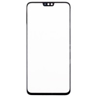 Стекло модуля для Huawei Honor 9X Lite в сборе с OCA пленкой Черный - OR (Mitsubishi)