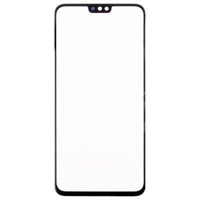 Стекло модуля для Huawei Honor 8X в сборе с OCA пленкой Черный - OR (Mitsubishi)