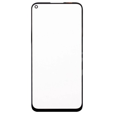 Стекло модуля для Huawei Nova 6 SE в сборе с OCA пленкой Черный - OR (Mitsubishi)