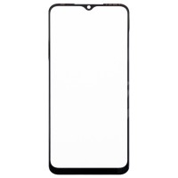 Стекло модуля для Tecno Spark 7 в сборе с OCA пленкой Черный - OR (Mitsubishi)