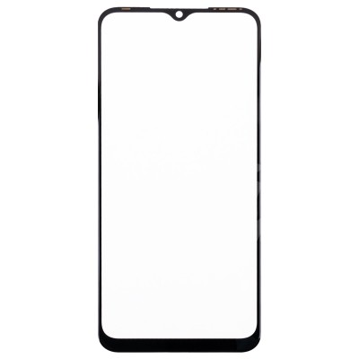 Стекло модуля для Tecno Spark 7 в сборе с OCA пленкой Черный - OR (Mitsubishi)