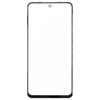 Стекло модуля для Infinix Hot 20 4G в сборе с OCA пленкой Черный - OR (Mitsubishi)