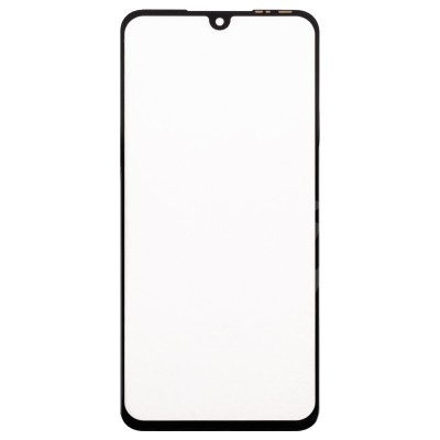 Стекло модуля для Infinix Note 11 в сборе с OCA пленкой Черный - OR (Mitsubishi)