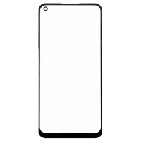 Стекло модуля для OPPO A54 4G в сборе с OCA пленкой Черный - OR (Mitsubishi)