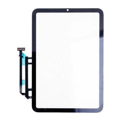 Стекло модуля для Apple iPad mini 7 в сборе с OCA пленкой Черный - OR (Mitsubishi)