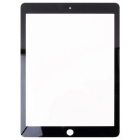 Стекло модуля для Apple iPad Pro 9.7" 2016 в сборе с OCA пленкой Черный - OR (Mitsubishi)