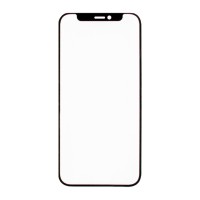 Стекло модуля для Apple iPhone12 Pro в сборе с OCA пленкой Черный - OR (Mitsubishi)