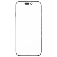 Стекло модуля для Apple iPhone 15 в сборе с OCA пленкой Черный - OR (Feaglet)