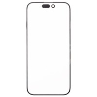 Стекло модуля для Apple iPhone 15 Plus в сборе с OCA пленкой Черный - OR (Feaglet)