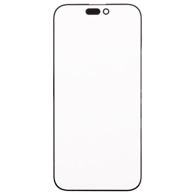 Стекло модуля для Apple iPhone 16 в сборе с OCA пленкой Черный - OR (Feaglet)