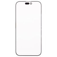 Стекло модуля для Apple iPhone 16 Plus в сборе с OCA пленкой Черный - OR (Feaglet)