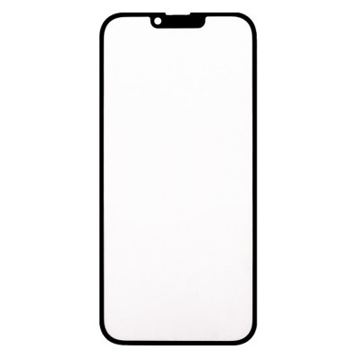 Стекло модуля для Apple iPhone 14 Plus в сборе с OCA пленкой Черный - OR (Feaglet)