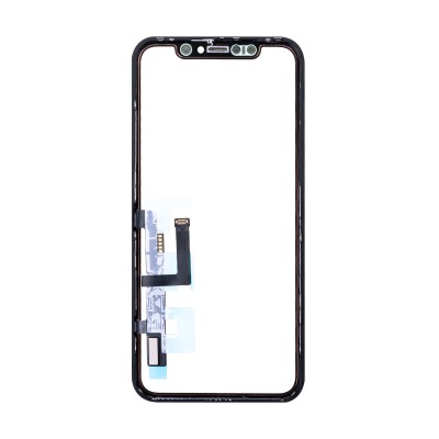 Стекло модуля для Apple iPhone 11 в сборе с тачскрином и OCA пленкой Черный - OR (Mitsubishi)