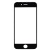 Стекло модуля для Apple iPhone 6 в сборе с рамкой и OCA пленкой Черный - OR (Mitsubishi)