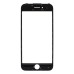 Стекло модуля для Apple iPhone 7 в сборе с рамкой и OCA пленкой Черный - OR (Mitsubishi)