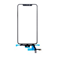 Стекло модуля для Apple iPhone Xs Max в сборе с тачскрином и OCA пленкой Черный - OR (Feaglet)