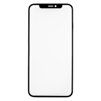 Стекло модуля для Apple iPhone 11 Pro в сборе с OCA пленкой Черный - OR (Mitsubishi)
