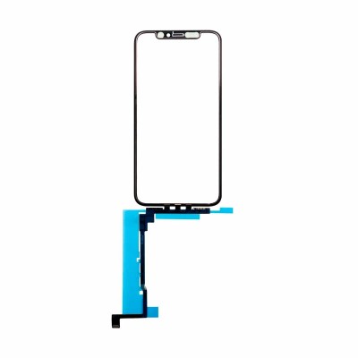 Стекло модуля для Apple iPhone 11 Pro в сборе с тачскрином и OCA пленкой Черный - OR (Mitsubishi)