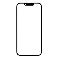 Стекло модуля для Apple iPhone 13 Pro Max в сборе с OCA пленкой Черный - OR (Feaglet)