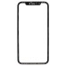 Стекло модуля для Apple iPhone Xr в сборе с рамкой и OCA пленкой Черный - OR (Mitsubishi)