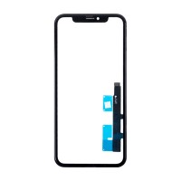 Стекло модуля для Apple iPhone Xr в сборе с тачскрином и OCA пленкой Черный - OR (Feaglet)