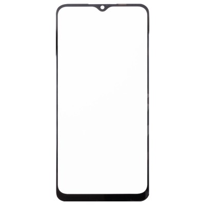 Стекло модуля для Realme C21Y в сборе с OCA пленкой Черный - OR (Mitsubishi)