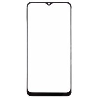 Стекло модуля для Realme C30 в сборе с OCA пленкой Черный - OR (Mitsubishi)