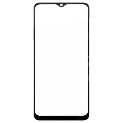 Стекло модуля для Realme C30s в сборе с OCA пленкой Черный - OR (Mitsubishi)