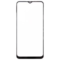 Стекло модуля для Realme C31 в сборе с OCA пленкой Черный - OR (Mitsubishi)