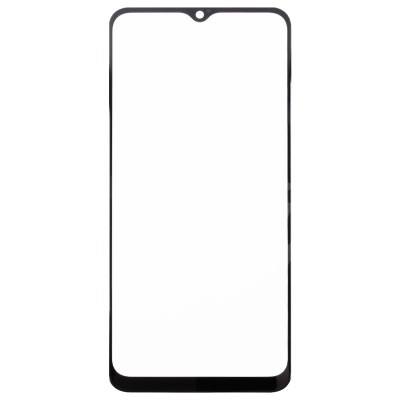 Стекло модуля для Realme C33 в сборе с OCA пленкой Черный - OR (Mitsubishi)