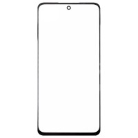 Стекло модуля для Realme C55 в сборе с OCA пленкой Черный - OR (Mitsubishi)