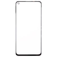 Стекло модуля для Realme GT Master Edition в сборе с OCA пленкой Черный - OR (Mitsubishi)