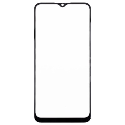 Стекло модуля для Samsung A037F Galaxy A03s в сборе с OCA пленкой Черный - OR (Mitsubishi)